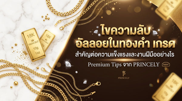โลหะผสม (Alloy) ในทองเคมีความสำคัญต่อความแข็งแรงและงานฝีมือช่างอย่างไร