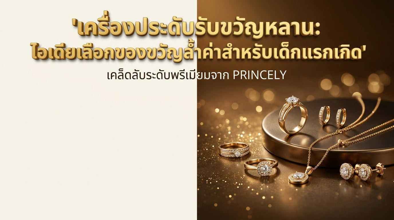 จิวเวลรี่รับขวัญหลาน: ไอเดียเลือกของขวัญชิ้นล้ำค่าสำหรับเด็กแรกเกิด