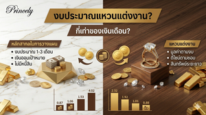 สัดส่วนราคาแหวนแต่งงาน ควรเป็นกี่เท่าของเงินเดือน? (อิงตามหลักสากลในการวางแผนการเงิน)