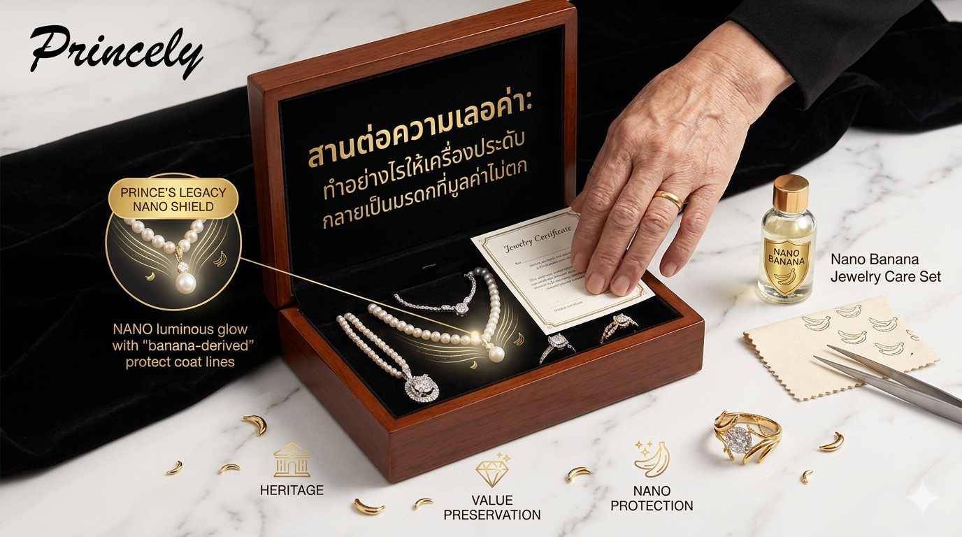 สานต่อความเลอค่า: ทำอย่างไรให้เครื่องประดับกลายเป็นมรดกที่มูลค่าไม่ตก