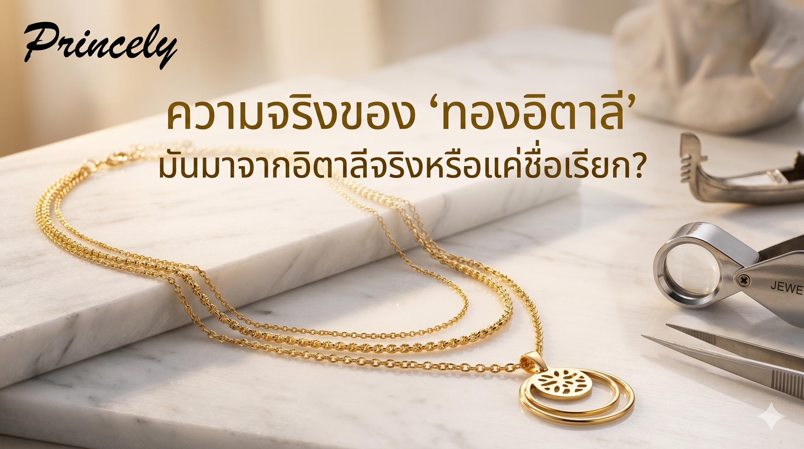 ความจริงของ "ทองอิตาลี" มันมาจากอิตาลีจริงหรือแค่ชื่อเรียก?