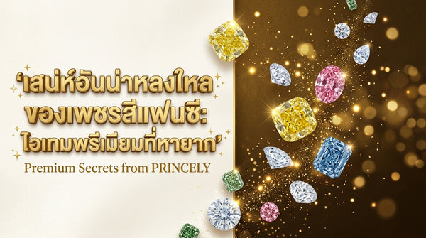 มนต์เสน่ห์ของเพชรสีแฟนซี (Fancy Color Diamonds) ความพรีเมียมที่หายากระดับ 1 ในล้าน