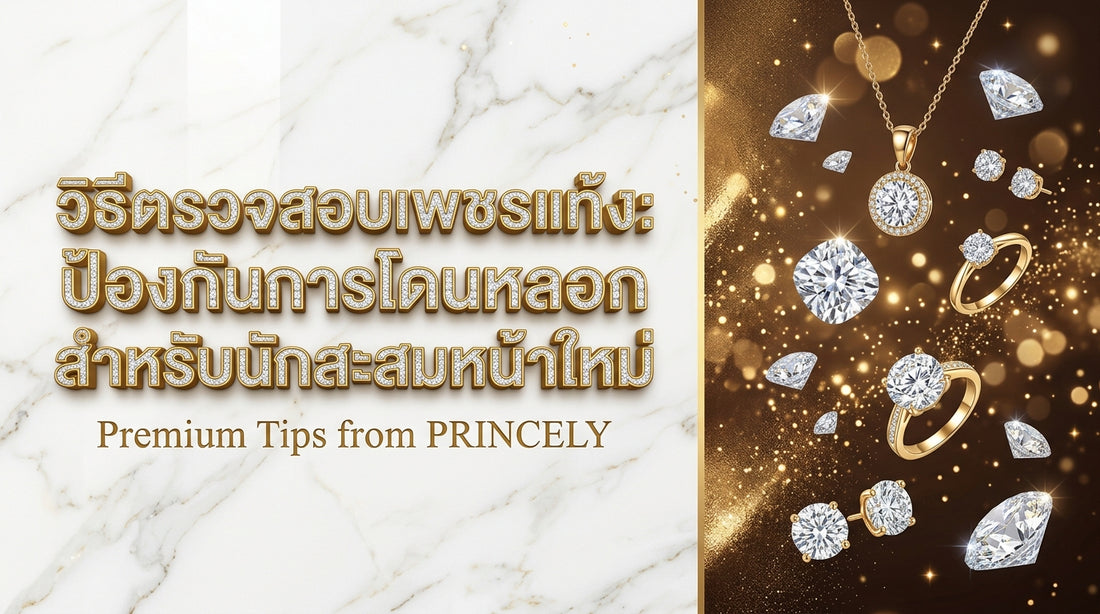 วิธีดูเพชรแท้เบื้องต้นด้วยตัวเอง ป้องกันการโดนหลอกสำหรับนักสะสมมือใหม่