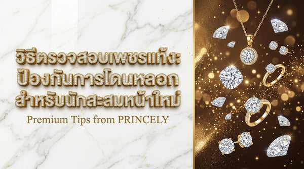 วิธีดูเพชรแท้เบื้องต้นด้วยตัวเอง ป้องกันการโดนหลอกสำหรับนักสะสมมือใหม่