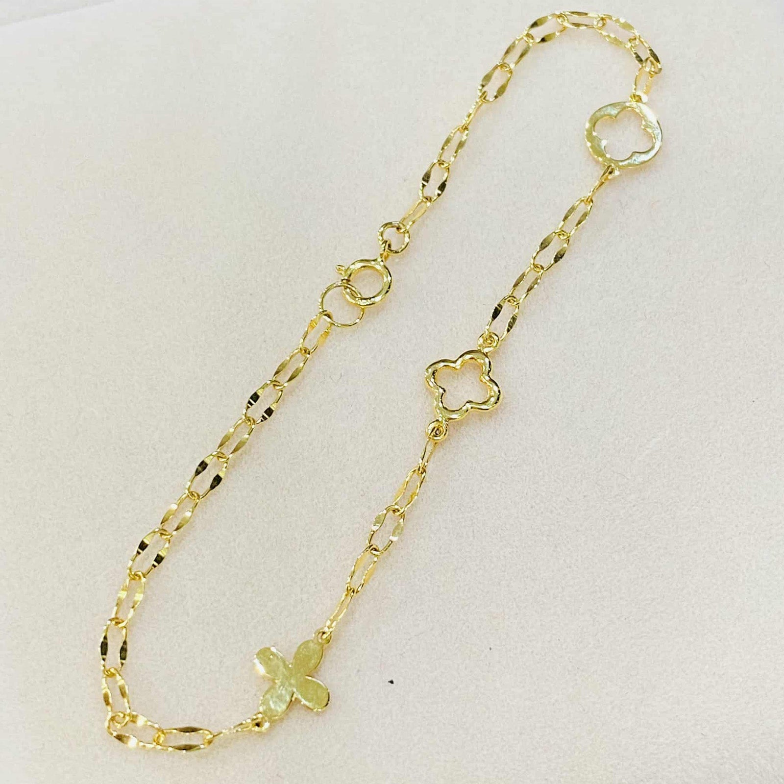 สร้อยข้อมือทองคำแท้ ITALY 9K Yellow Gold รุ่น Hot Deal H002