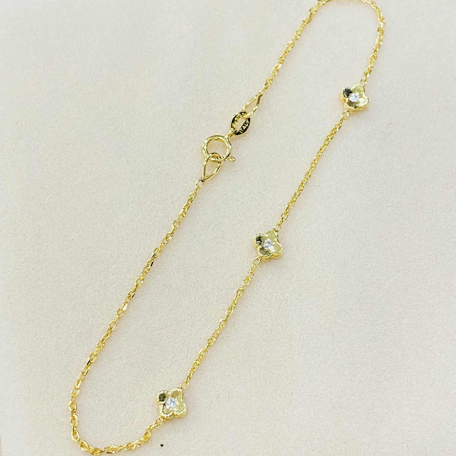 สร้อยข้อมือทองคำแท้ ITALY 9K Yellow Gold รุ่น Hot Deal H008