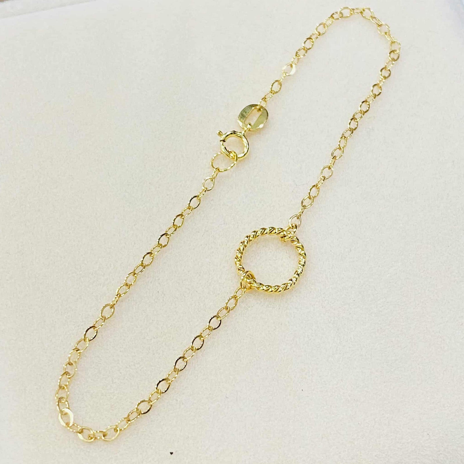 สร้อยข้อมือทองคำแท้ ITALY 9K Yellow Gold รุ่น Hot Deal H009
